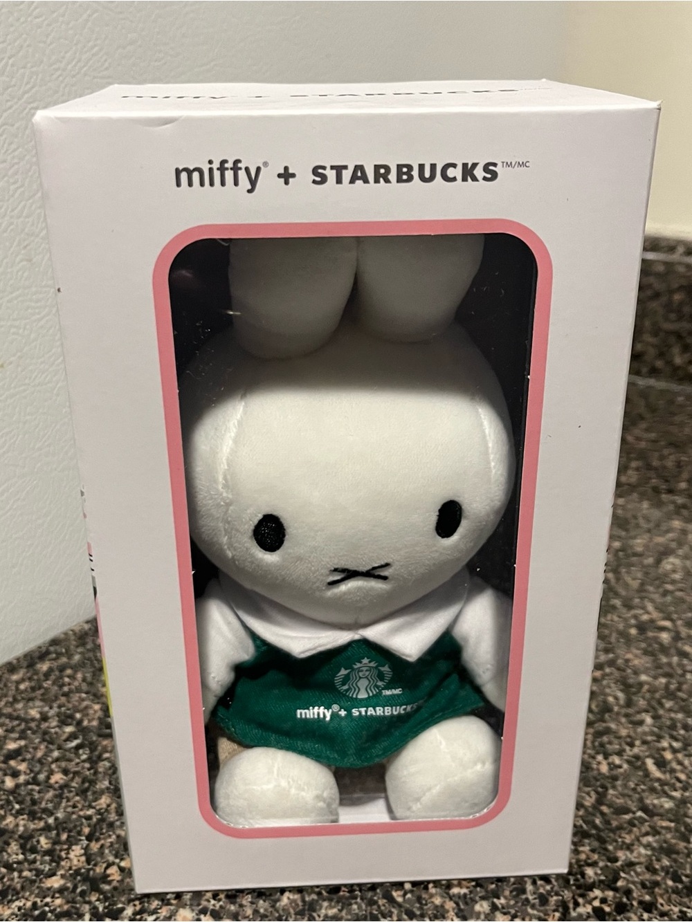 Starbucks Miffy Plush in White and Green